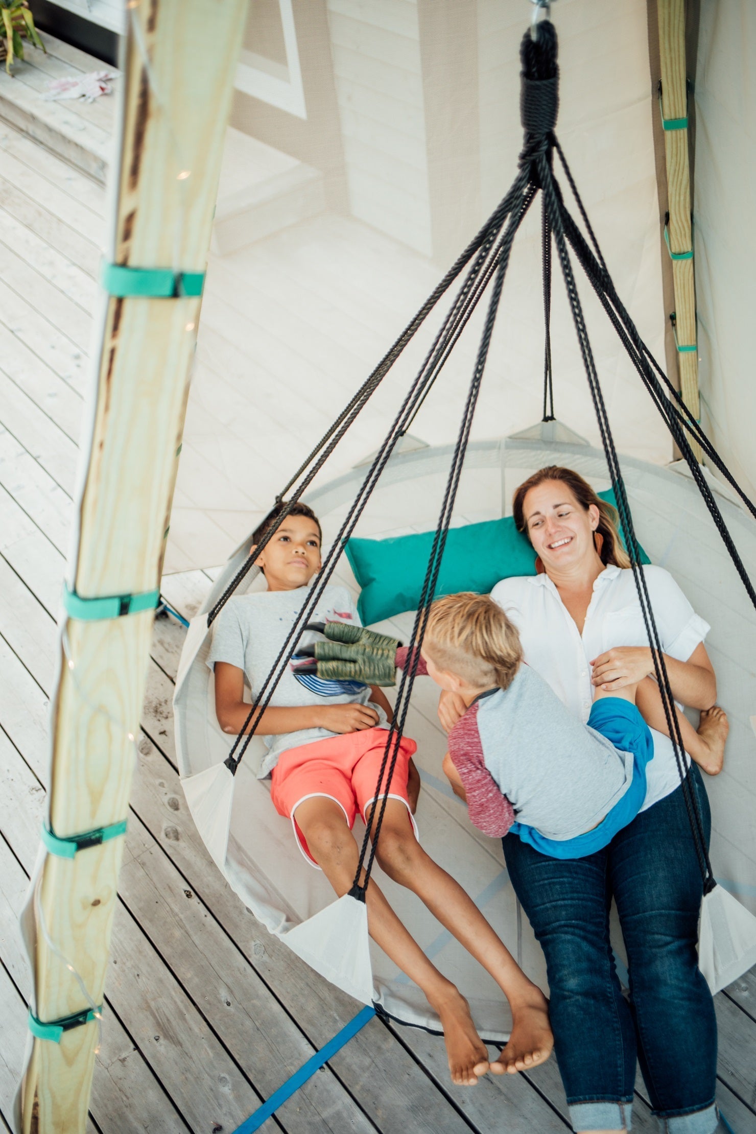 Bijou Hover Lounge Swing - Sky Hover